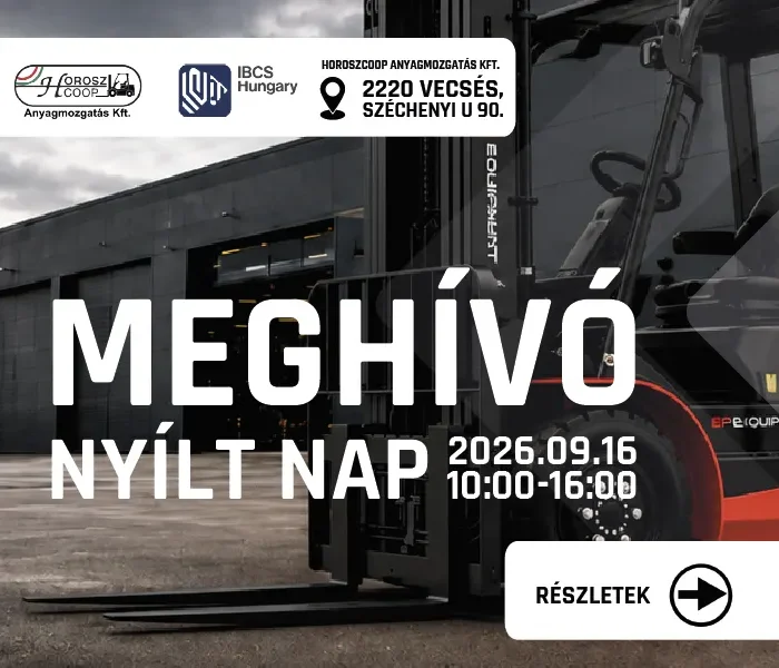 Szakmai nyílt nap Vecsésen – anyagmozgatás és intralogisztika | HOROSZCOOP