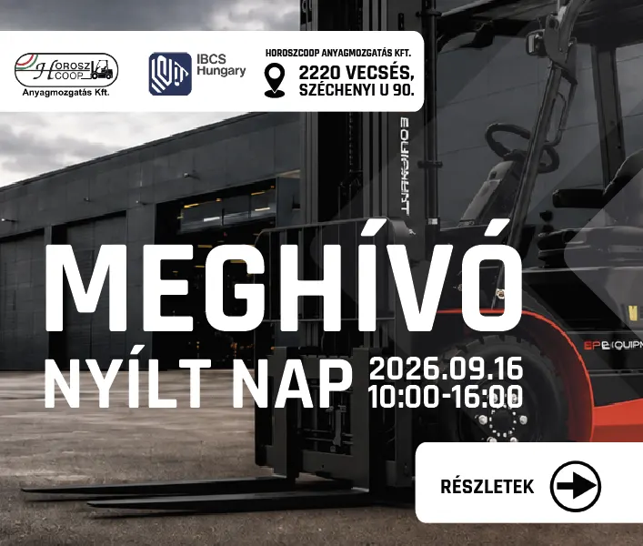 Szakmai nyílt nap Vecsésen – anyagmozgatás és intralogisztika | HOROSZCOOP